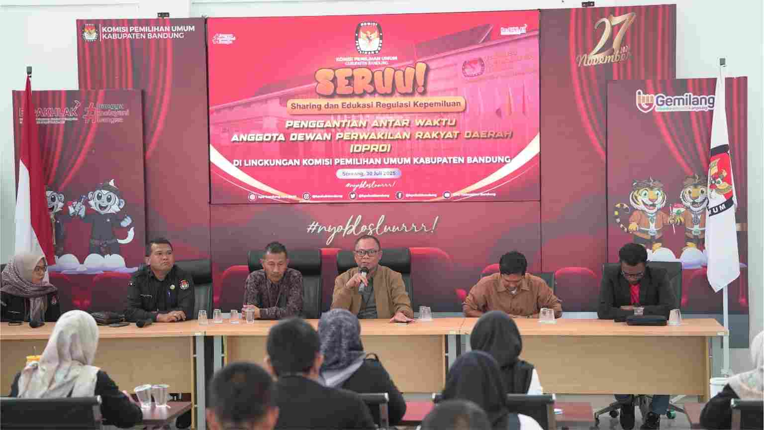 Kegiatan SERUU ( Sharing dan Edukasi Regulasi Kepemiluan)